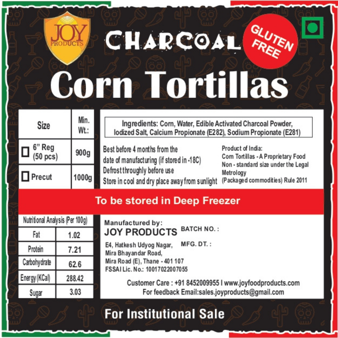 CHARCOAL CORN TORTIS - Image 3