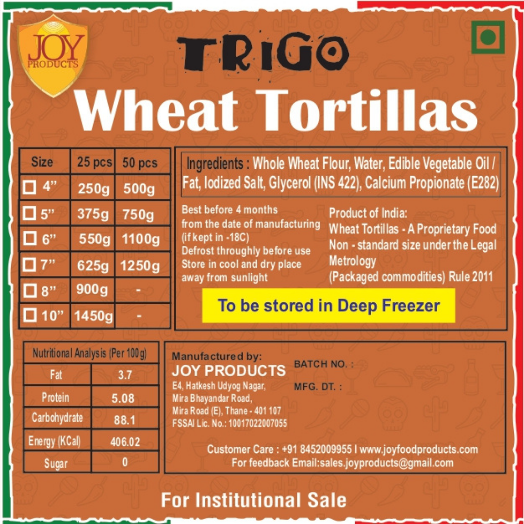 FLOUR TORTILLAS WHOLE WHEAT - Image 3